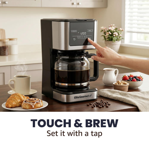 12-Cup Programmable Drip Coffee Maker U20450