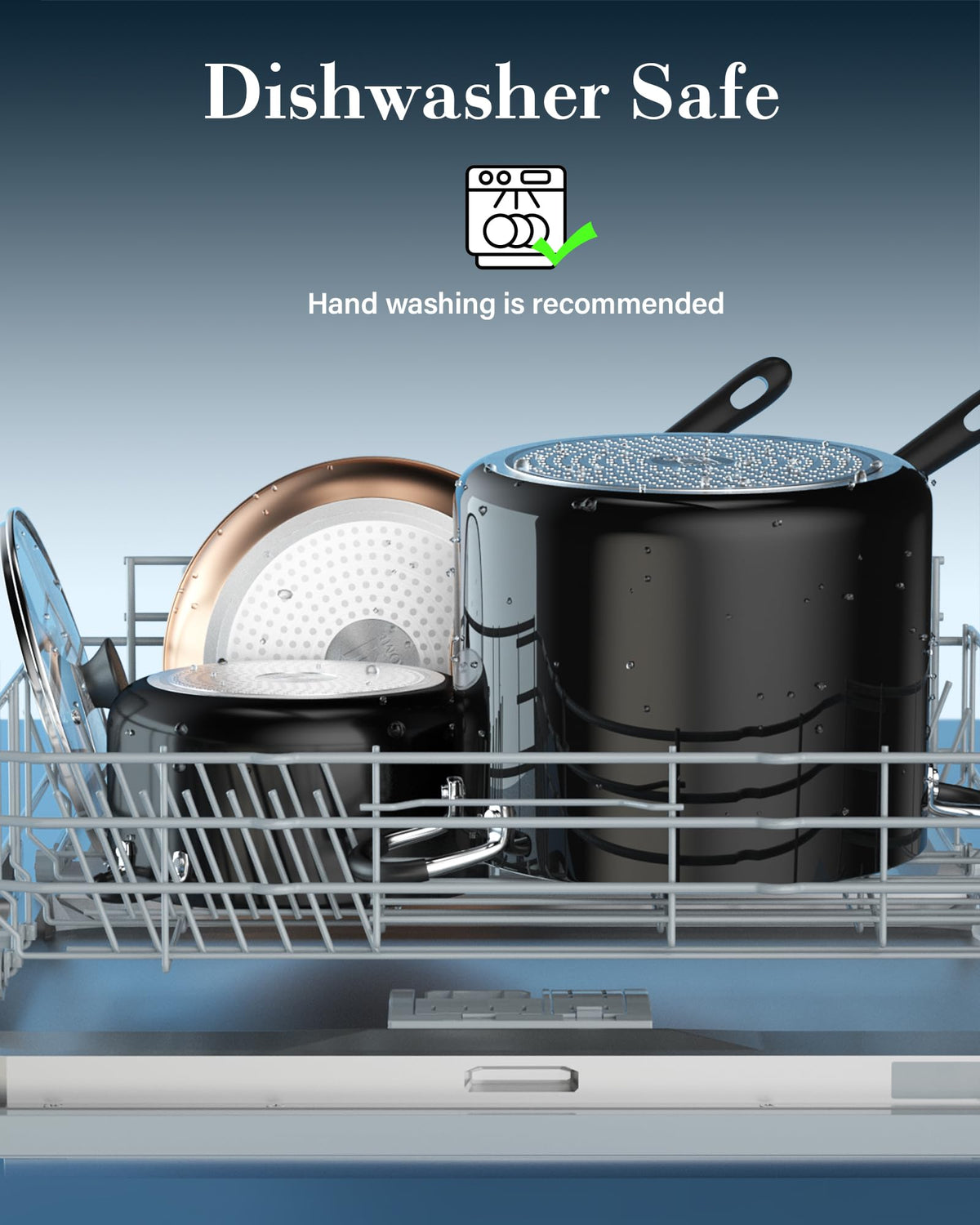 10.5 Quart Non Stick Stock Pot with Lid G451