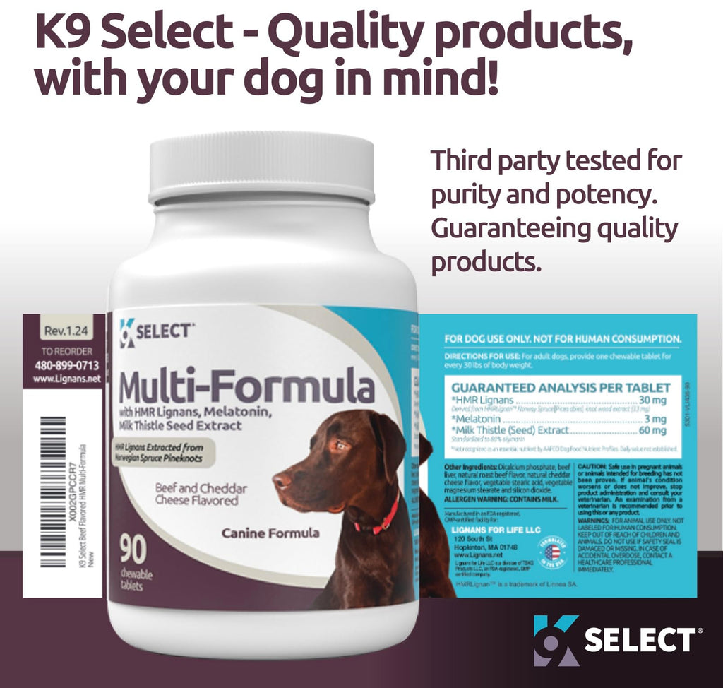90 Tablets Beef Flavor Dog Multivitamin A468