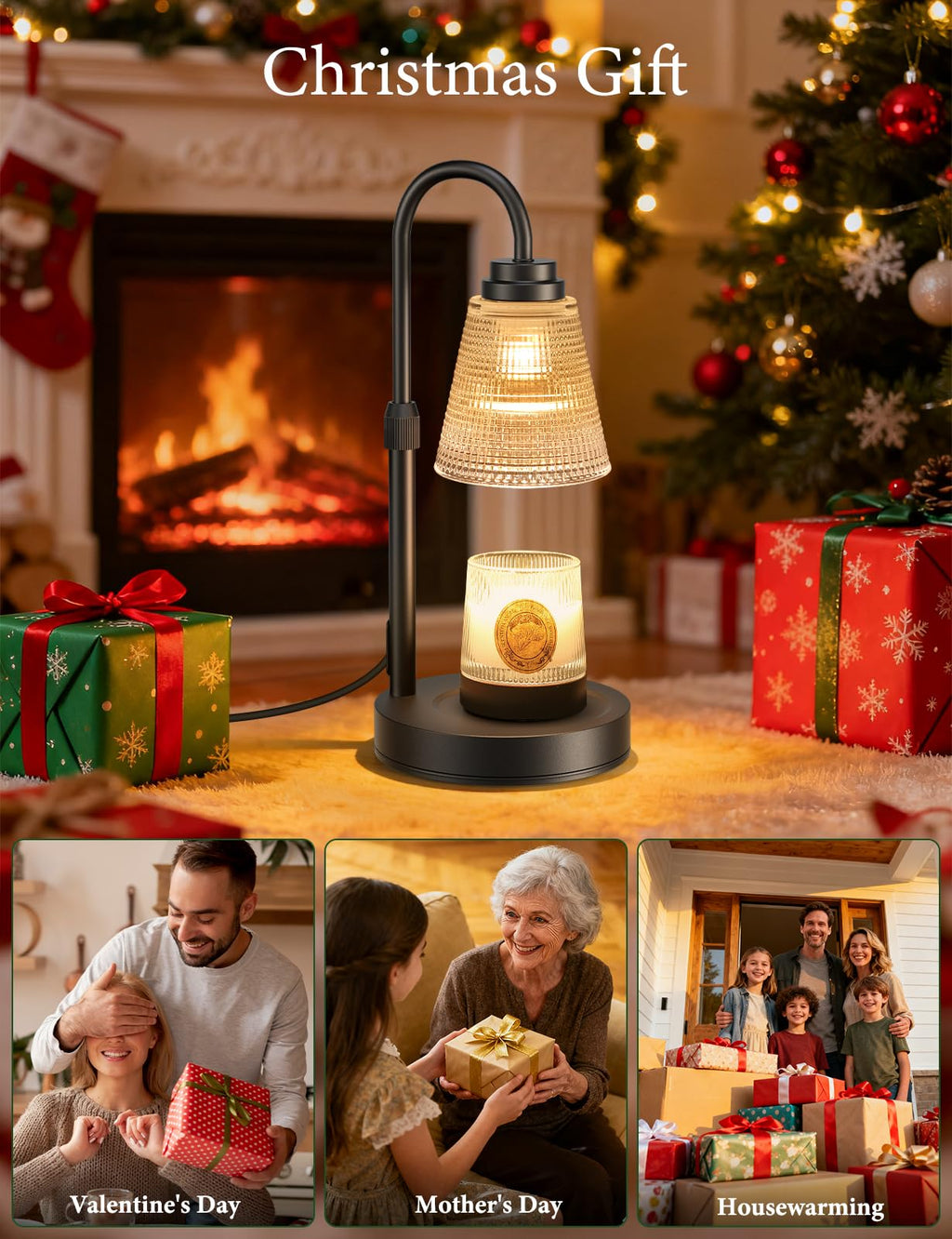 Dimmable Candle Warmer Lamp with Timer D70554