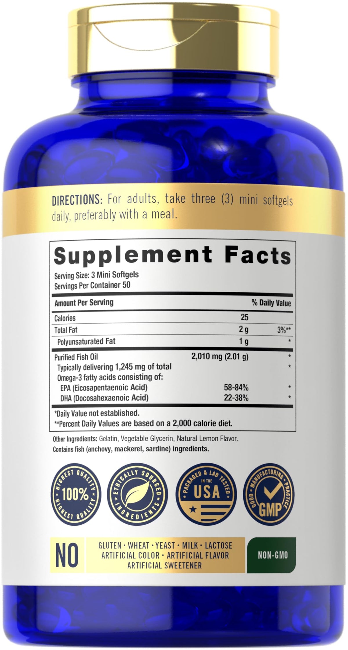 Fish Oil Softgels 2010 mg A88412