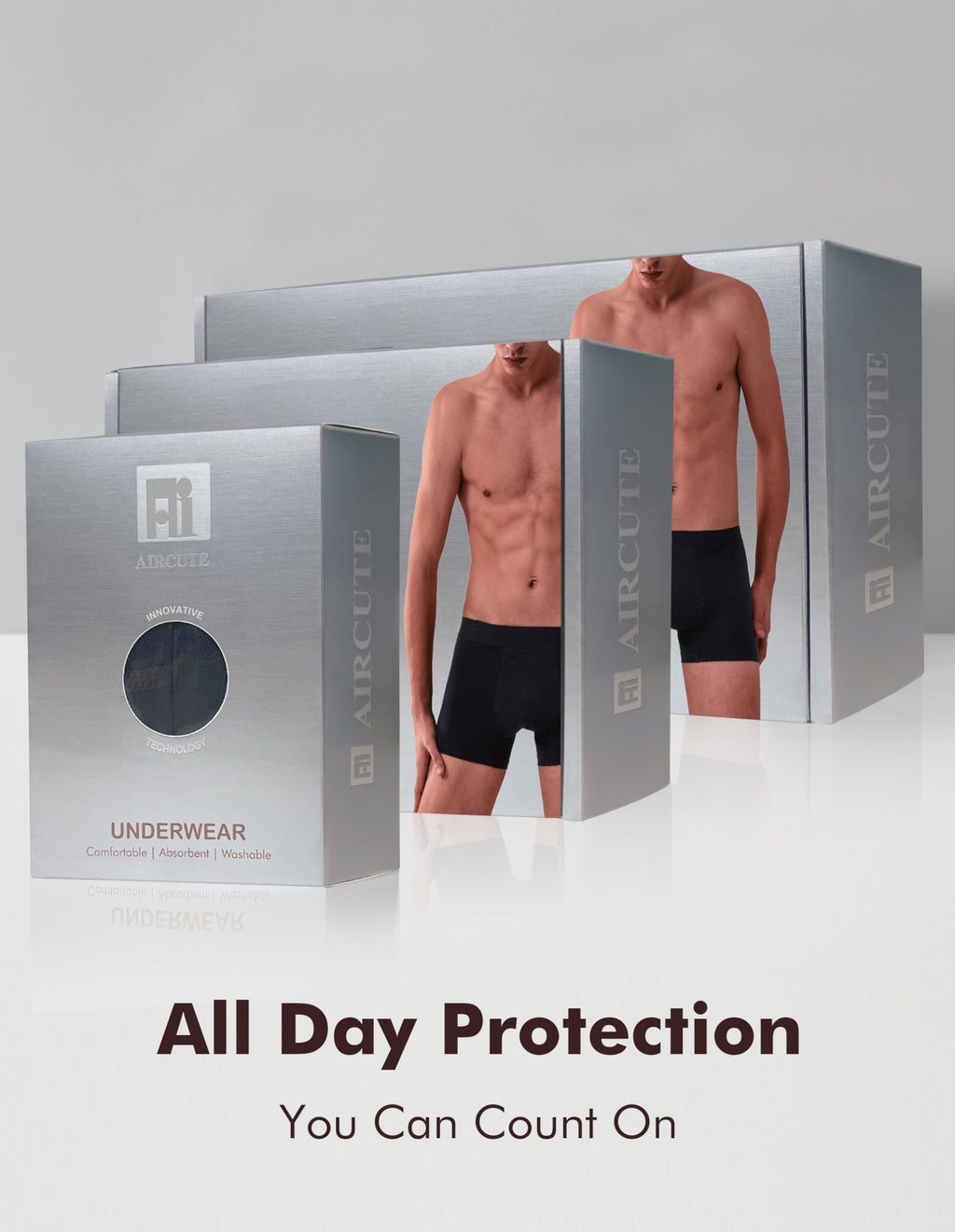 Washable Leak Proof Incontinence Underwear 5 Pack XXL A4024