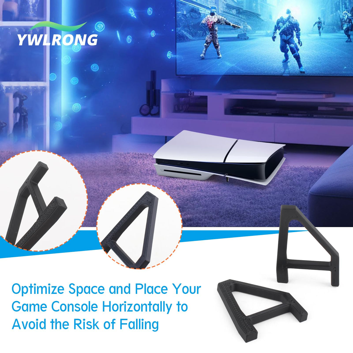 4Pcs Console Stand for PS5 Slim S320