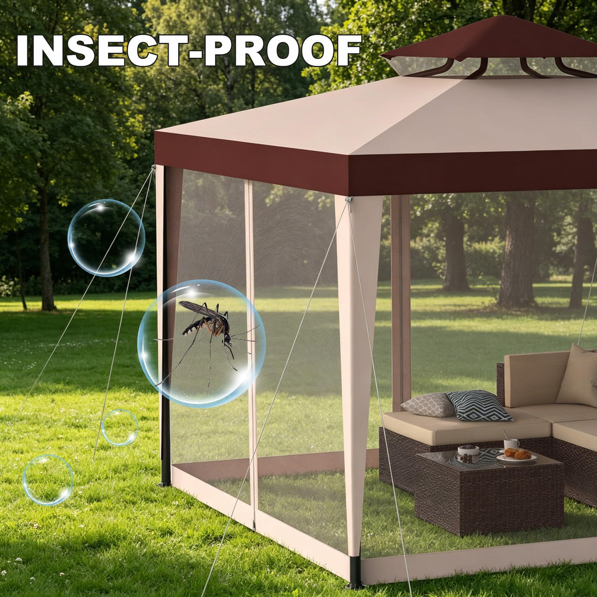 10×10 Outdoor Gazebo Canopy Tent Z60292