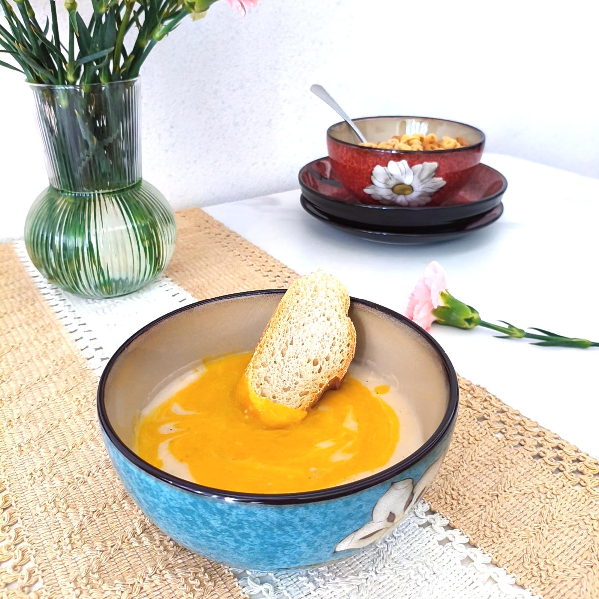 28oz Ceramic Bowl Set of 4 U2043