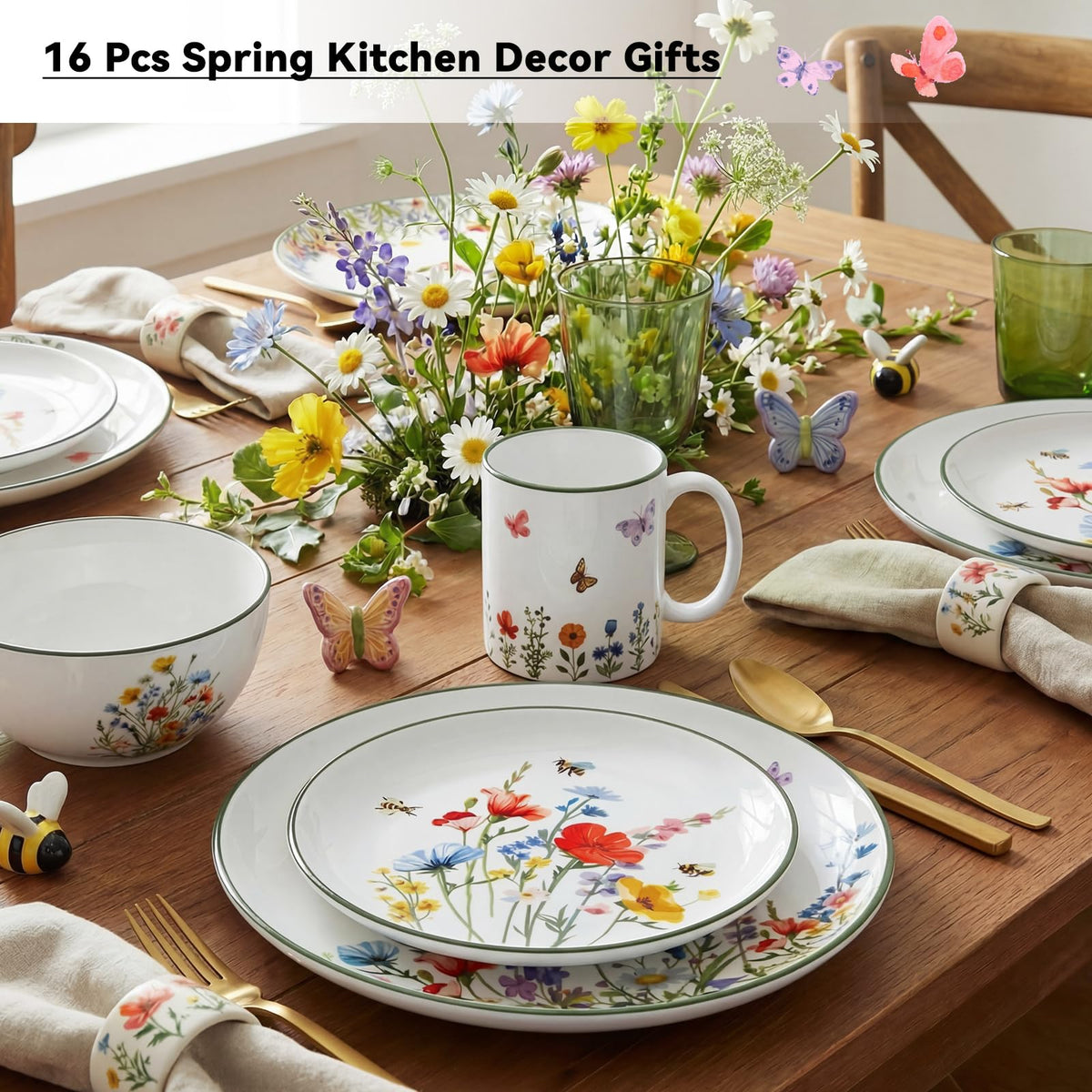 16 Pcs Ceramic Dinnerware Set Q1903