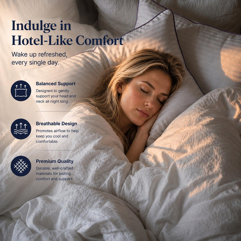 King Size Down Alternative Pillows Set of 2 O10575