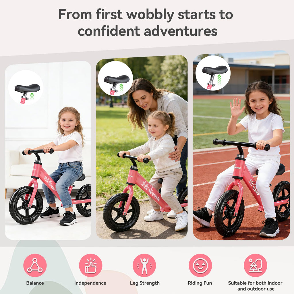 12” No Pedal Adjustable Toddler Balance Bike B7744
