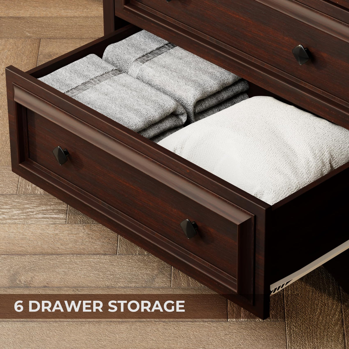 6 Drawer Cherry Dresser W459558