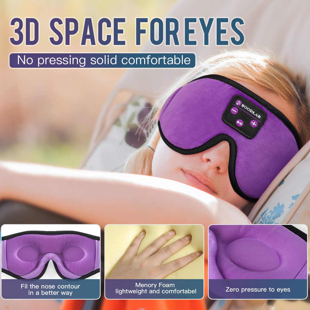 Sleep Mask with Bluetooth Headphones F3701