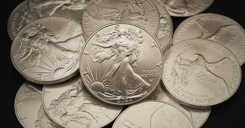 10 1 oz American Silver Eagles Coins P44355
