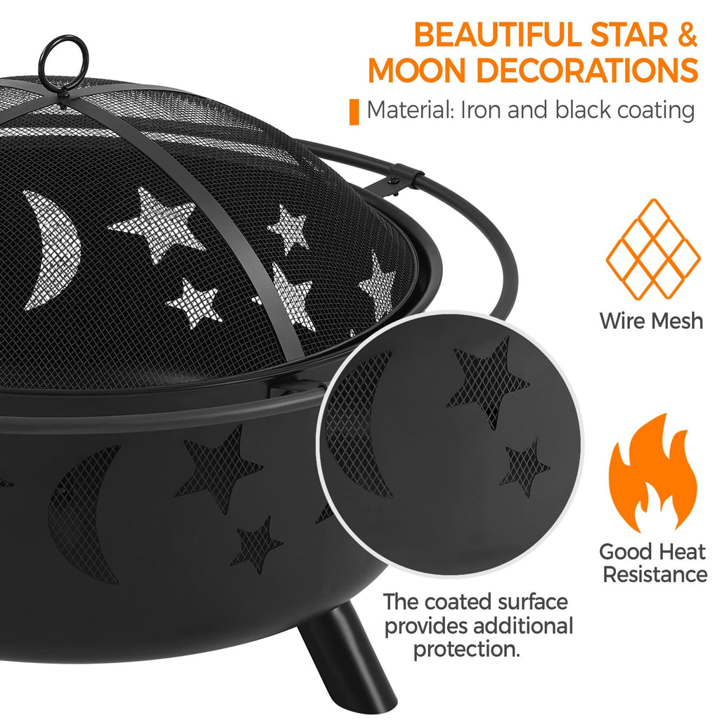 30in Wood Burning Fire Pit F2706