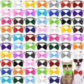 240 Pcs Dog Bow Ties with Adjustable Collar P160230