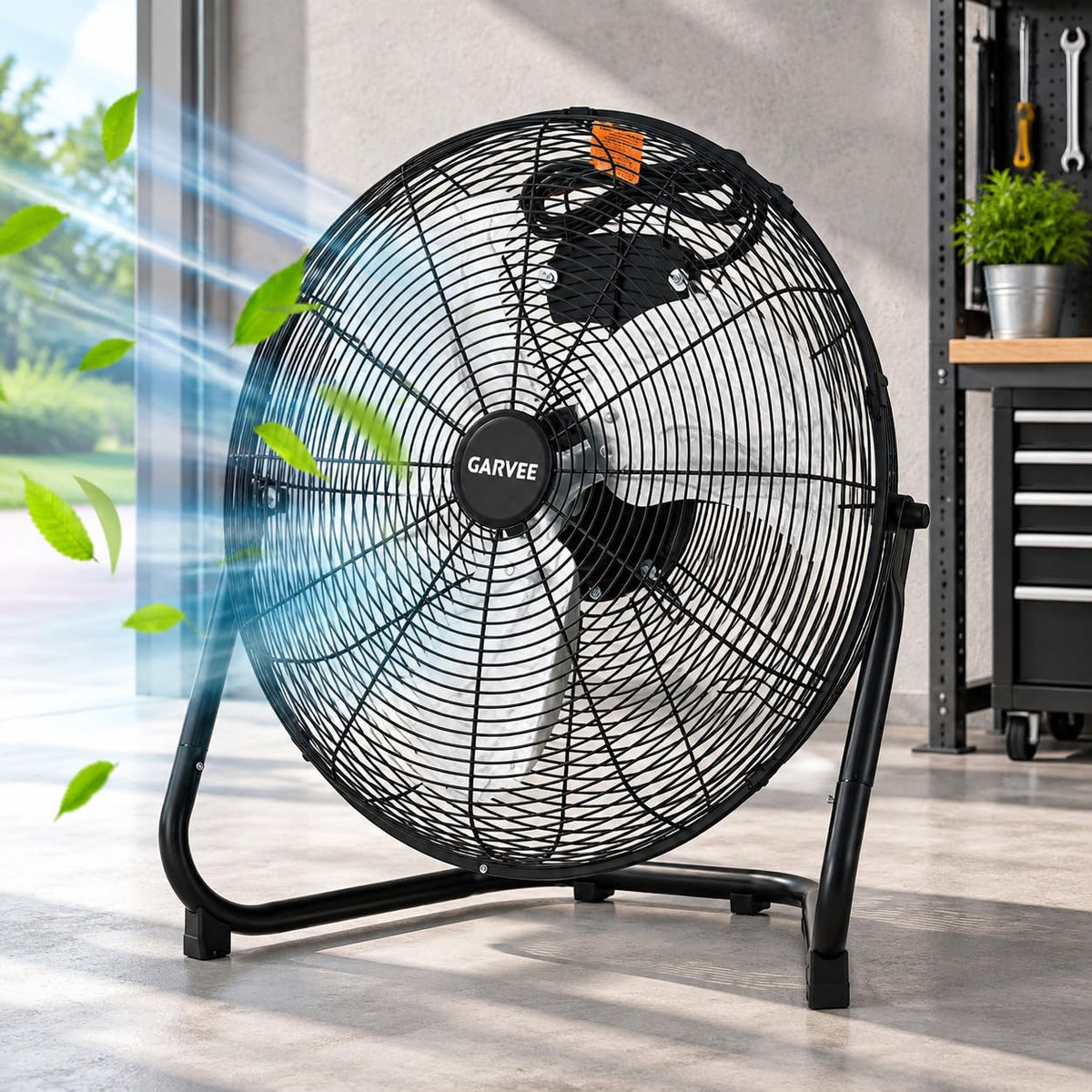 20-Inch 3-Speed Metal Floor Fan P360680