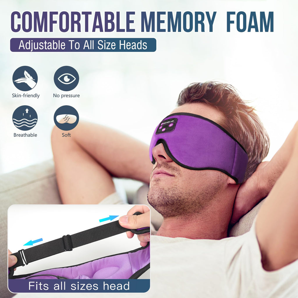 Sleep Mask with Bluetooth Headphones F3701