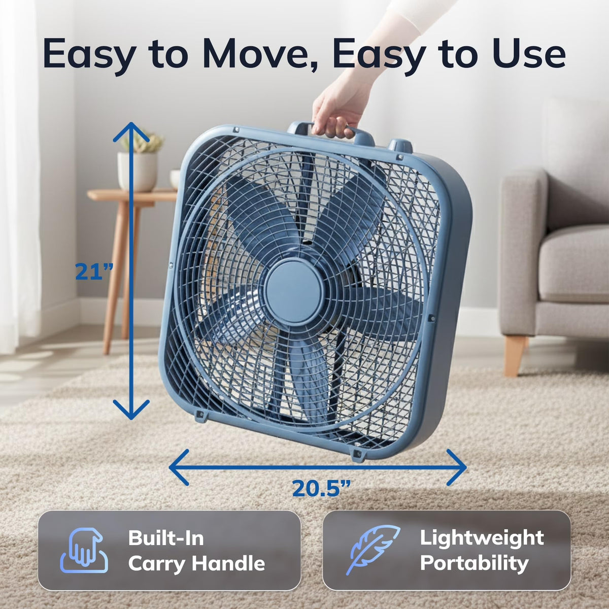 20" 3-Speed Box Fan S379723