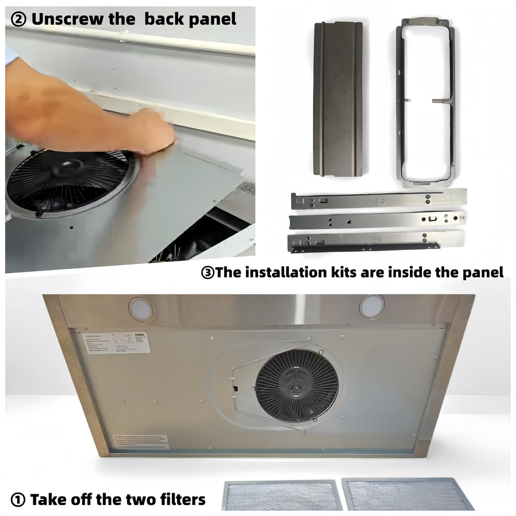 36 Inch 700 CFM Stainless Steel Under Cabinet Range Hood P254059