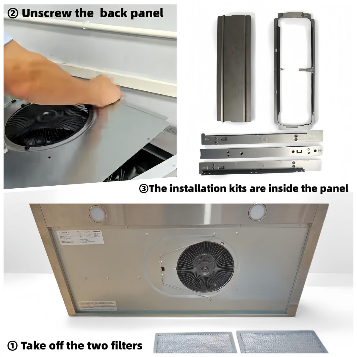 36 Inch 700 CFM Stainless Steel Under Cabinet Range Hood P254059