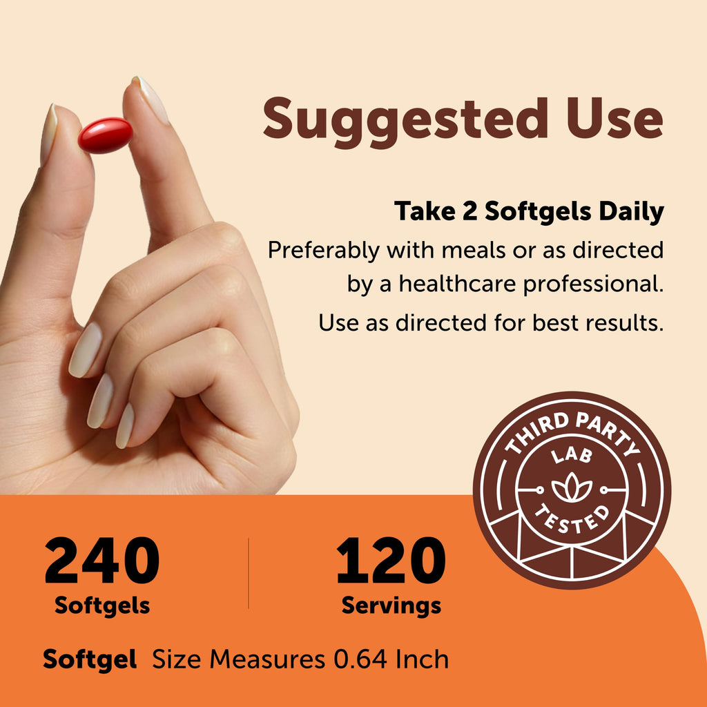 Lutein Zeaxanthin 40mg Omega-3 DHA EPA Q6335