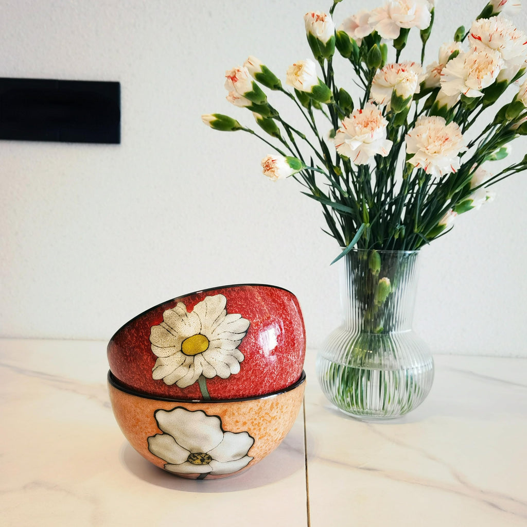 28oz Ceramic Bowl Set of 4 U2043