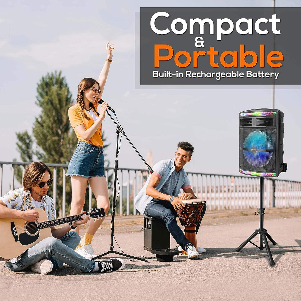 Portable Bluetooth PA Speaker System O4343