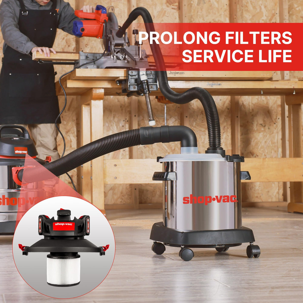 5 Gallon Stainless Steel Dust Collector J7199