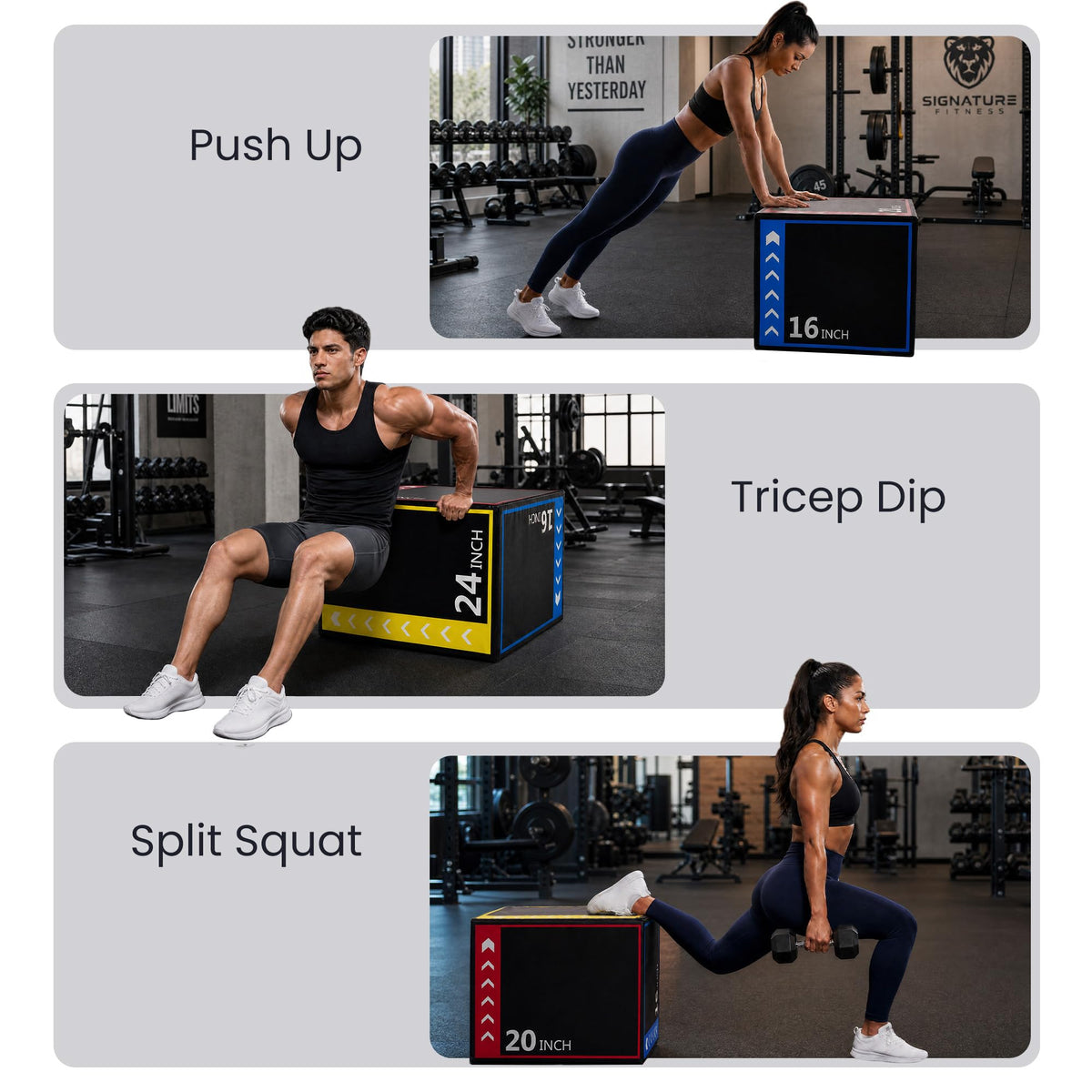 3-in-1 Foam Plyo Box K526