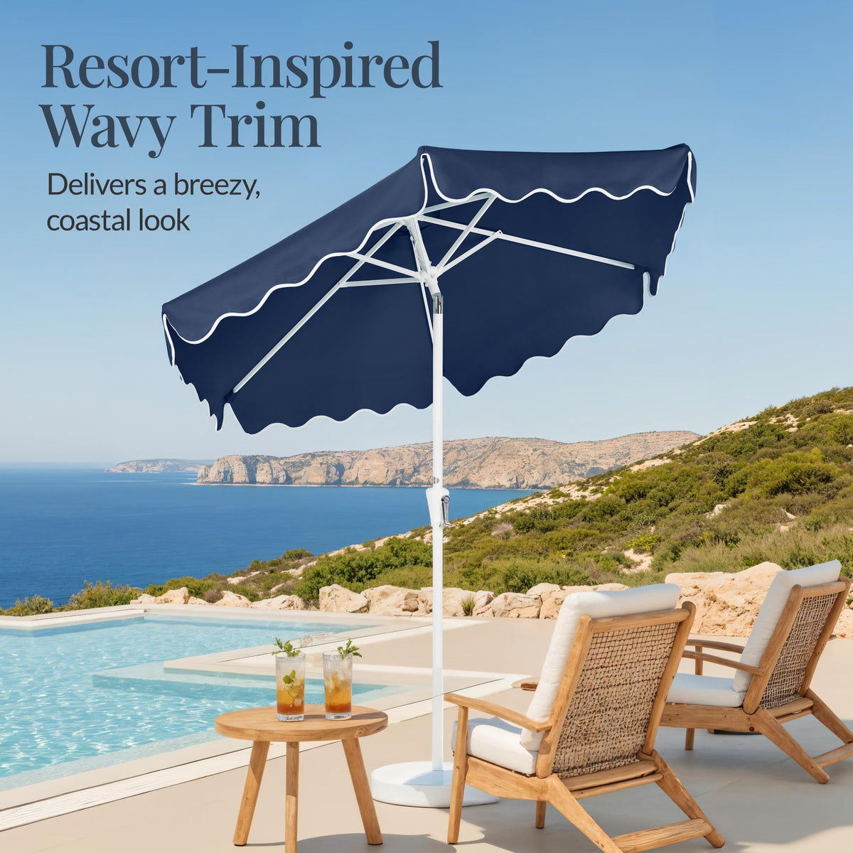 Patio Market Umbrella with Crank & Tilt N474