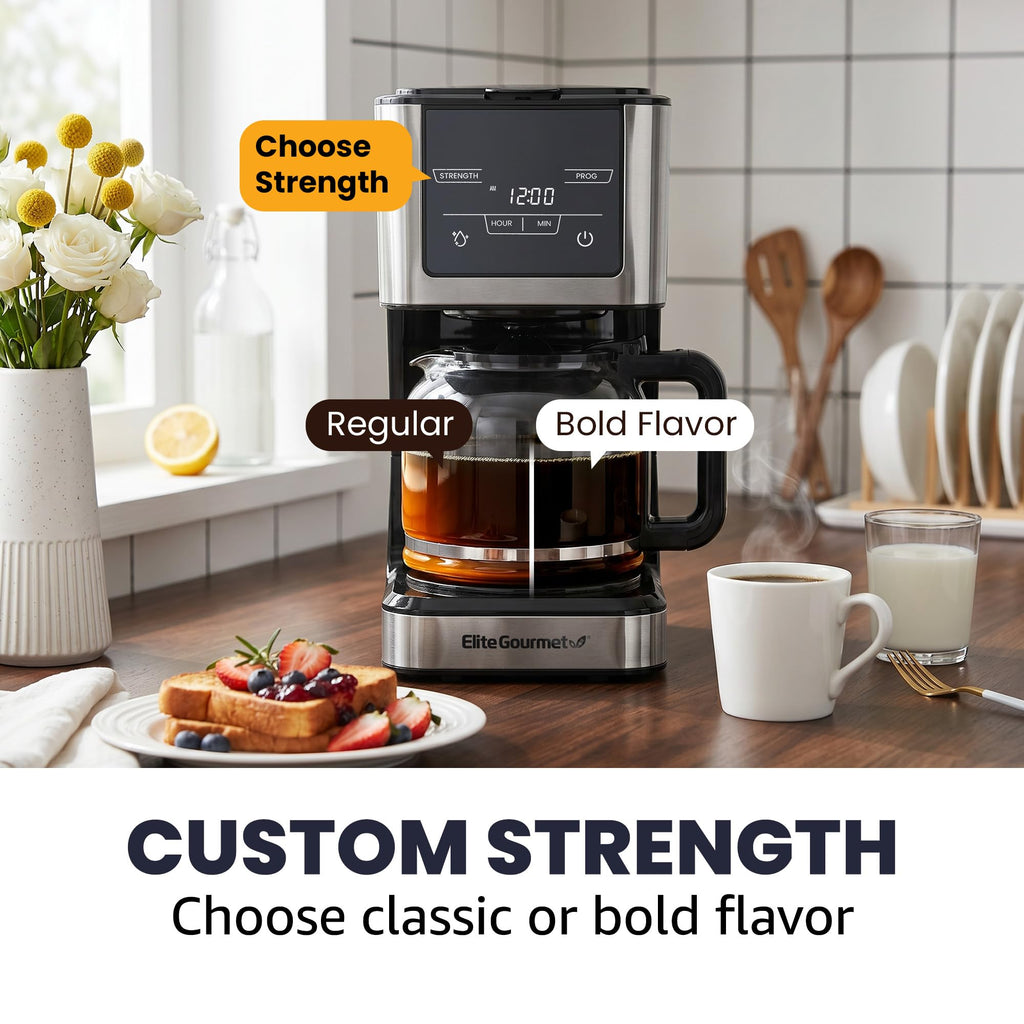 12-Cup Programmable Drip Coffee Maker U20450
