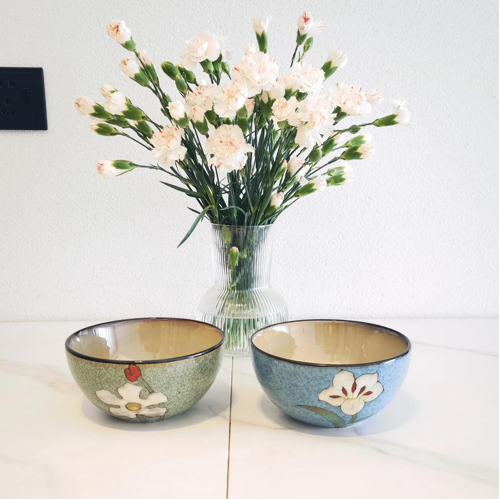 28oz Ceramic Bowl Set of 4 U2043