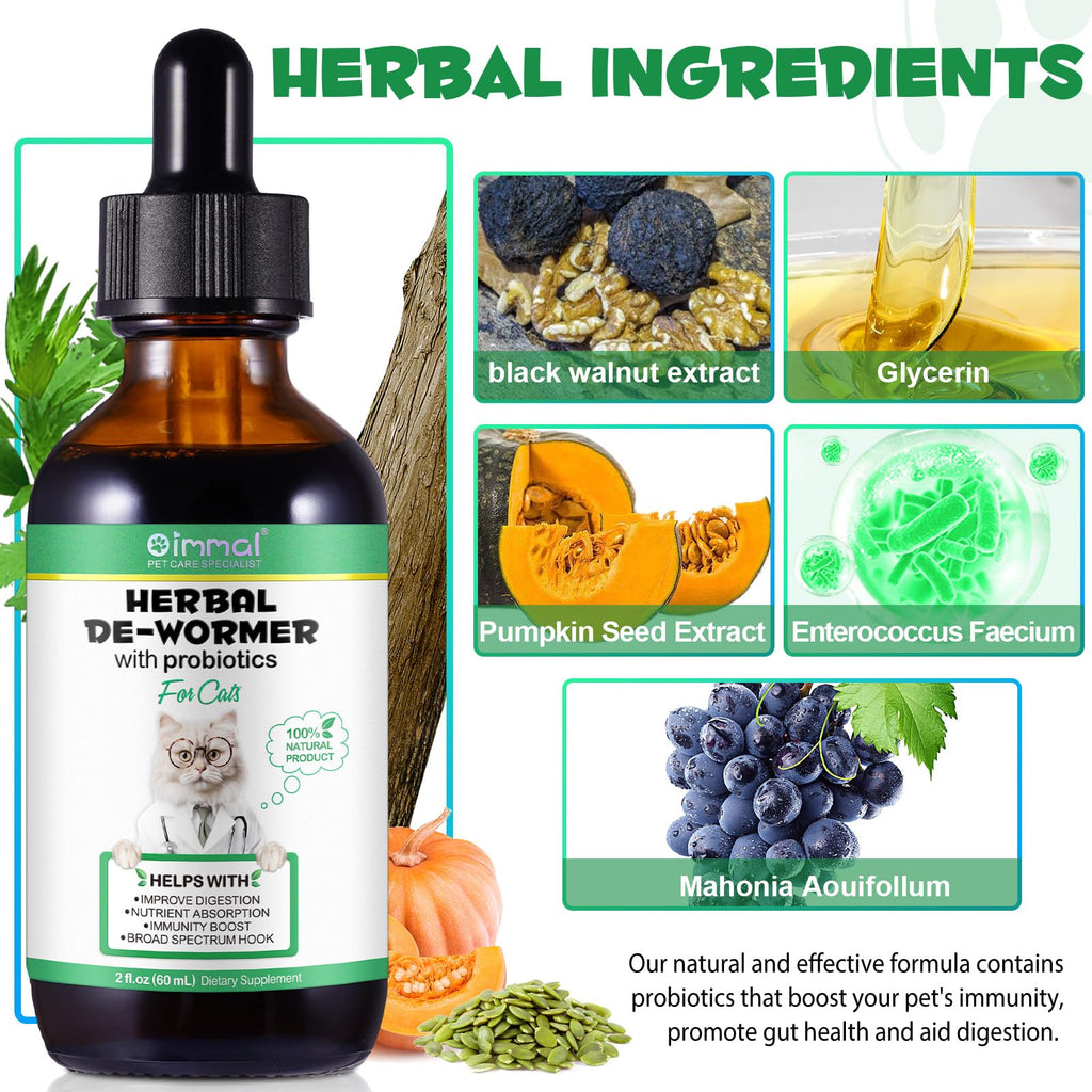 Herbal Cat Supplement Drops with Probiotic 60ml T483150