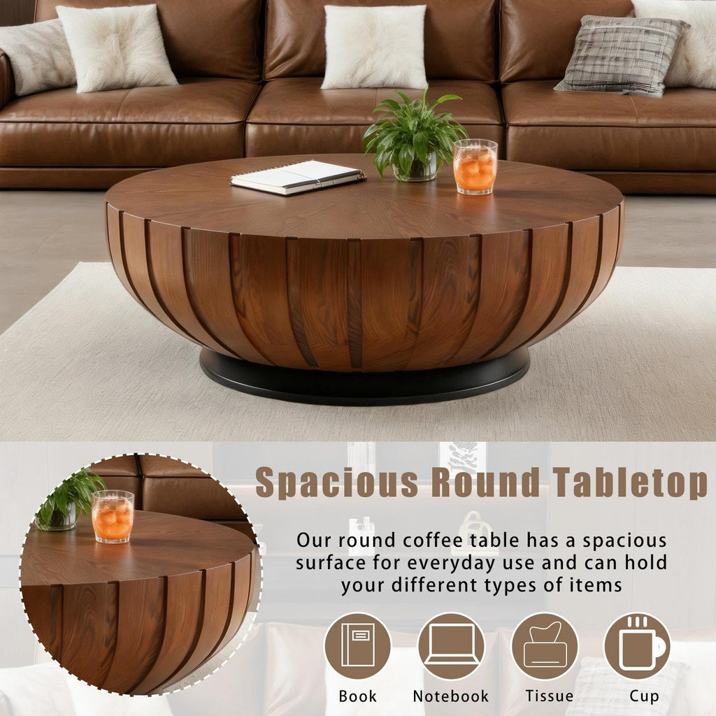 Mid-Century Round Coffee Table P98625