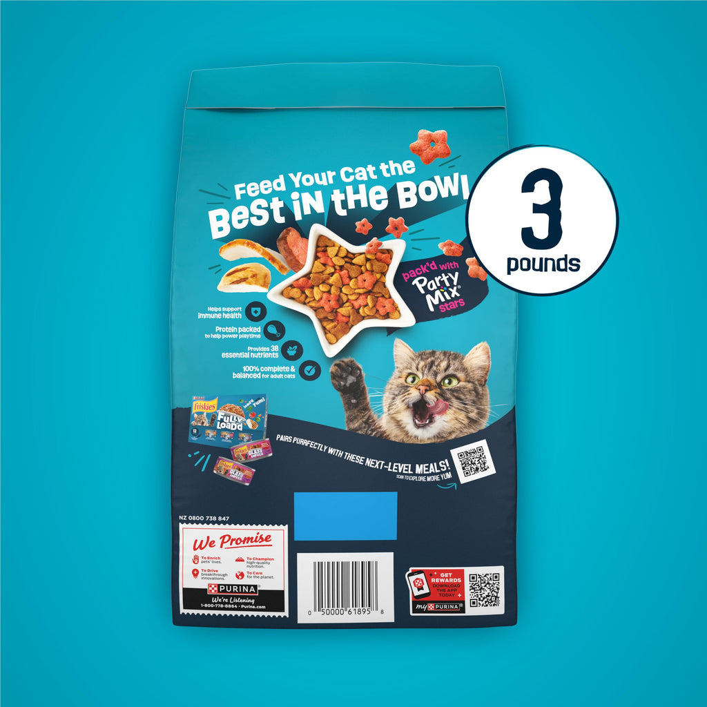Crunchy Dry Cat Food 3 lb Bag T7586