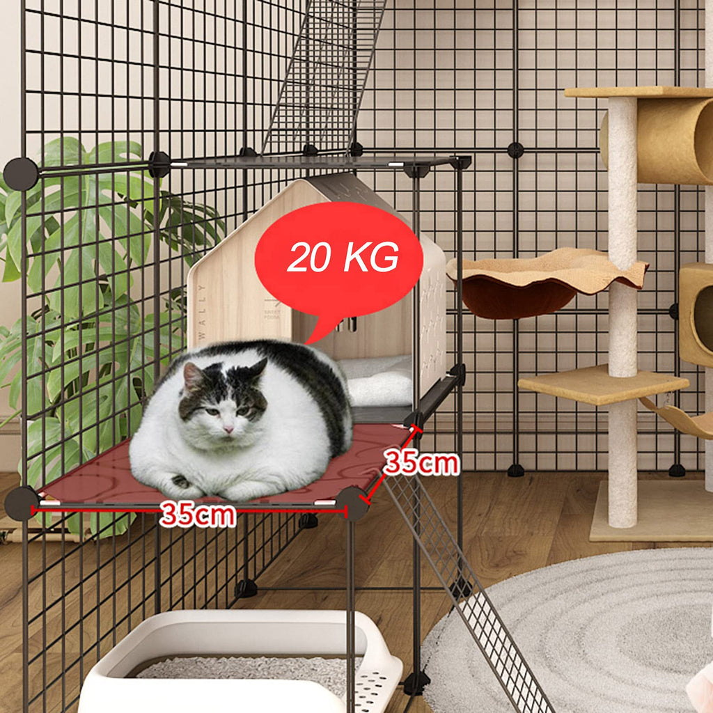 Metal Wire Small Animal Cage 147 * 75 * 110cm S26515