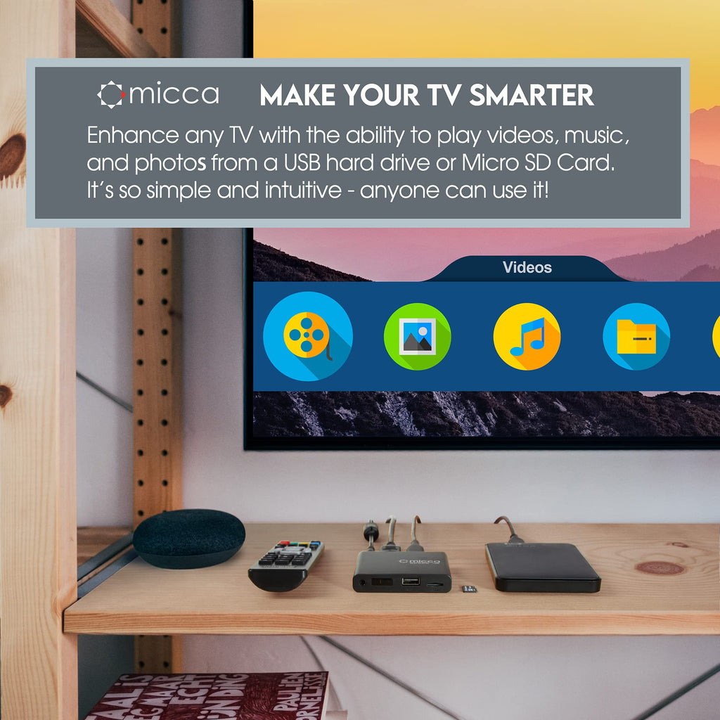 4K Ultra-HD USB and microSD Media Player O251724