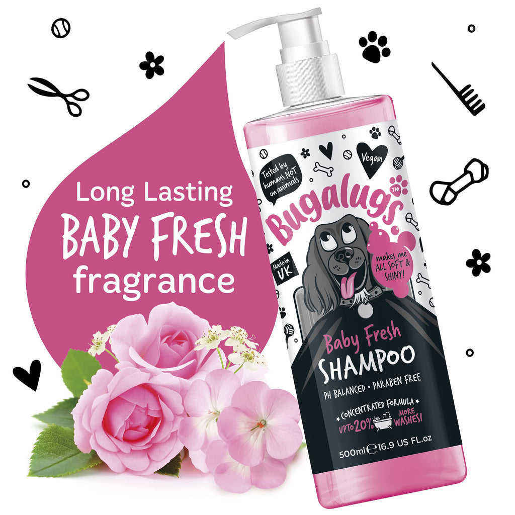 Baby Powder Scent Dog Shampoo 16.85 FL Oz F9639