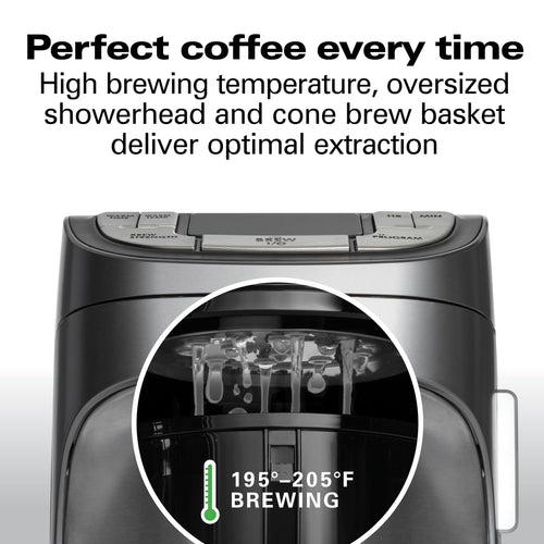 12 Cup Programmable Drip Coffee Maker L5429