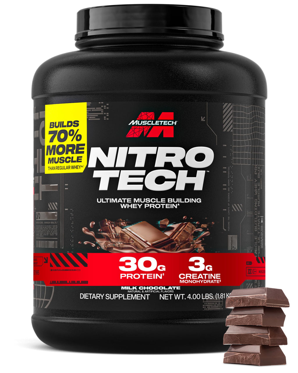 Whey Protein Powder Milk Chocolate 4LB T417