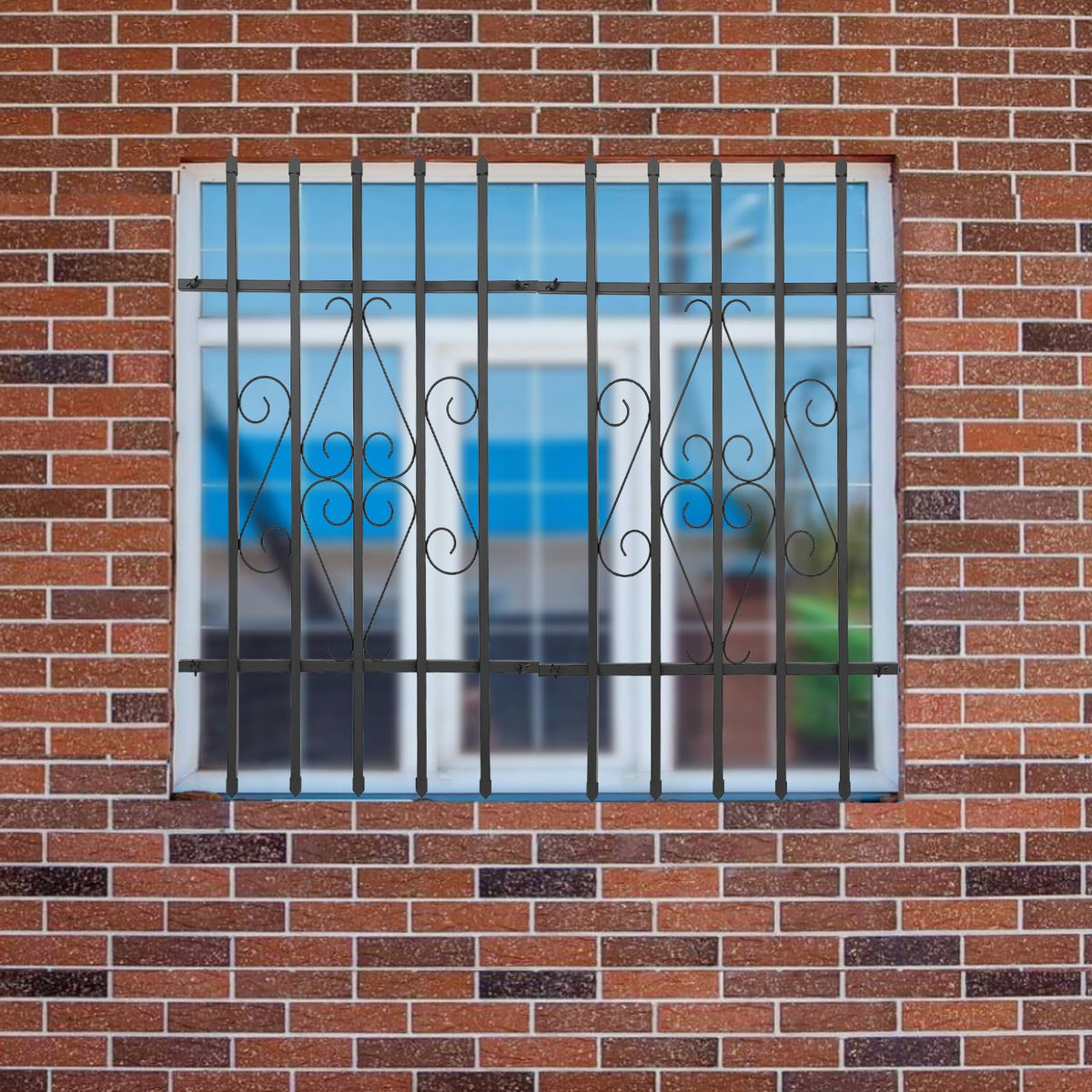 Window Security Bars Rust Resistant 24 x 36in R371450