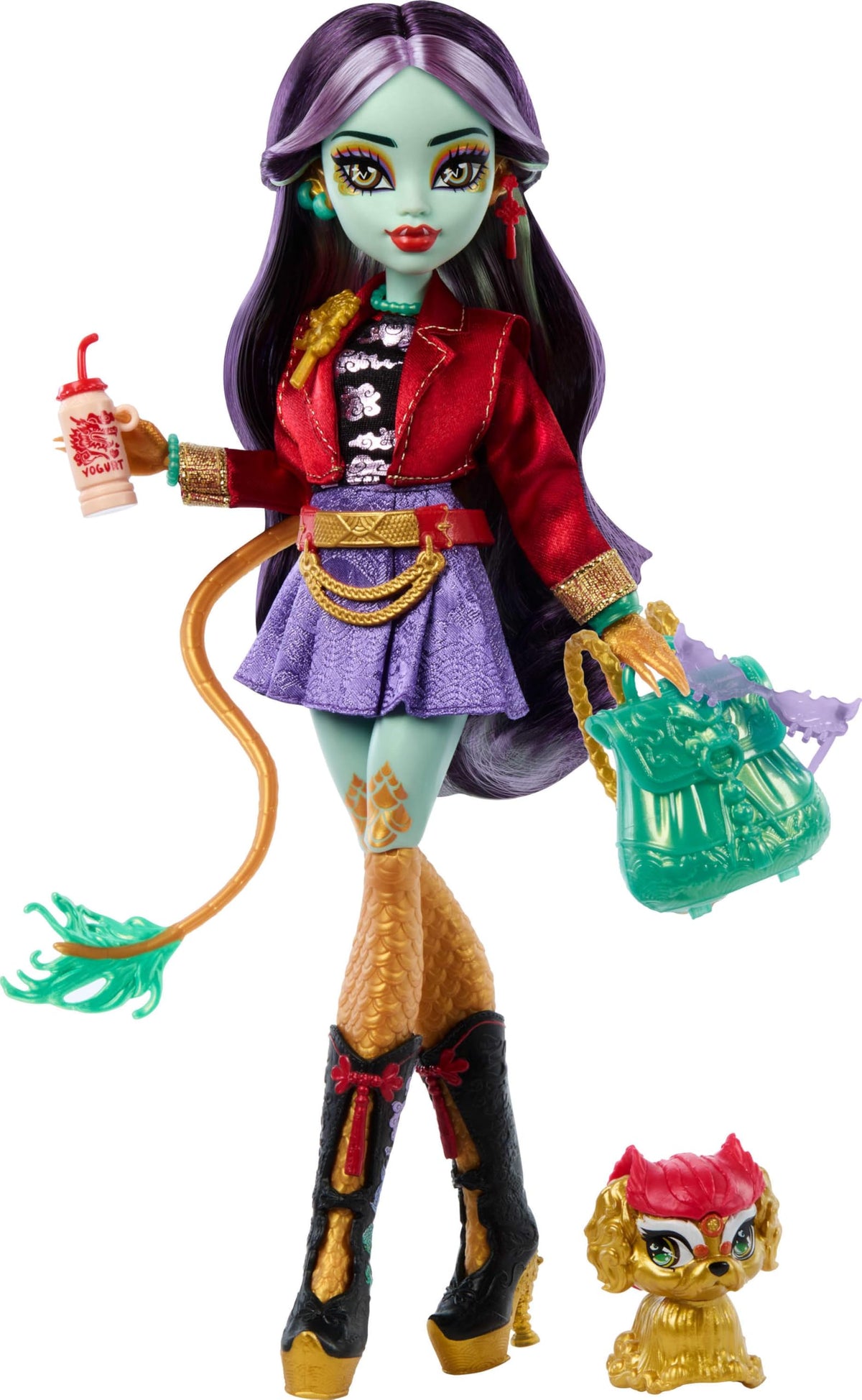 Jinafire Long Doll with Pet Dog E572