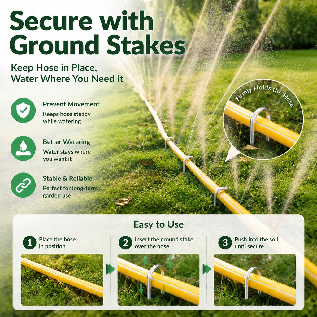 4-Pack 25 ft Sprinkler Soaker Hose B323