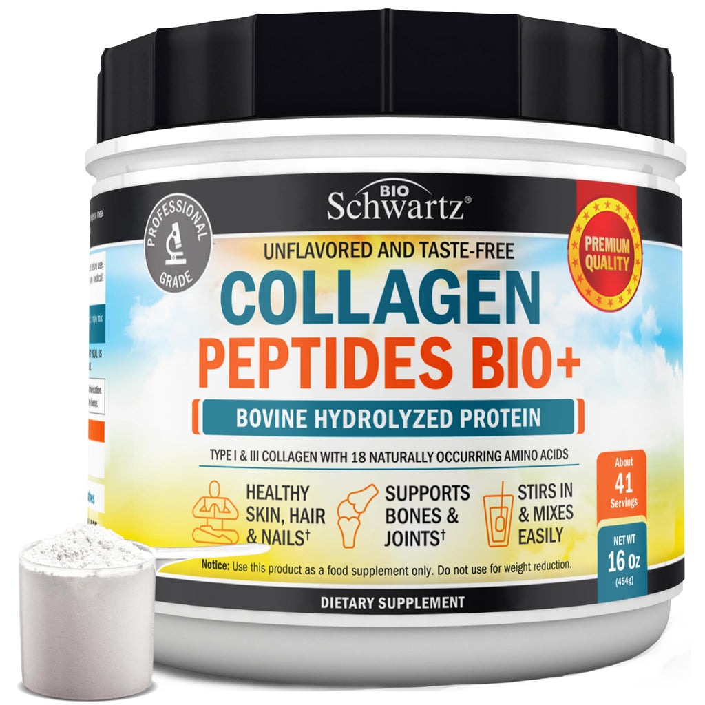 Unflavored Collagen Peptides Powder 16oz N82561