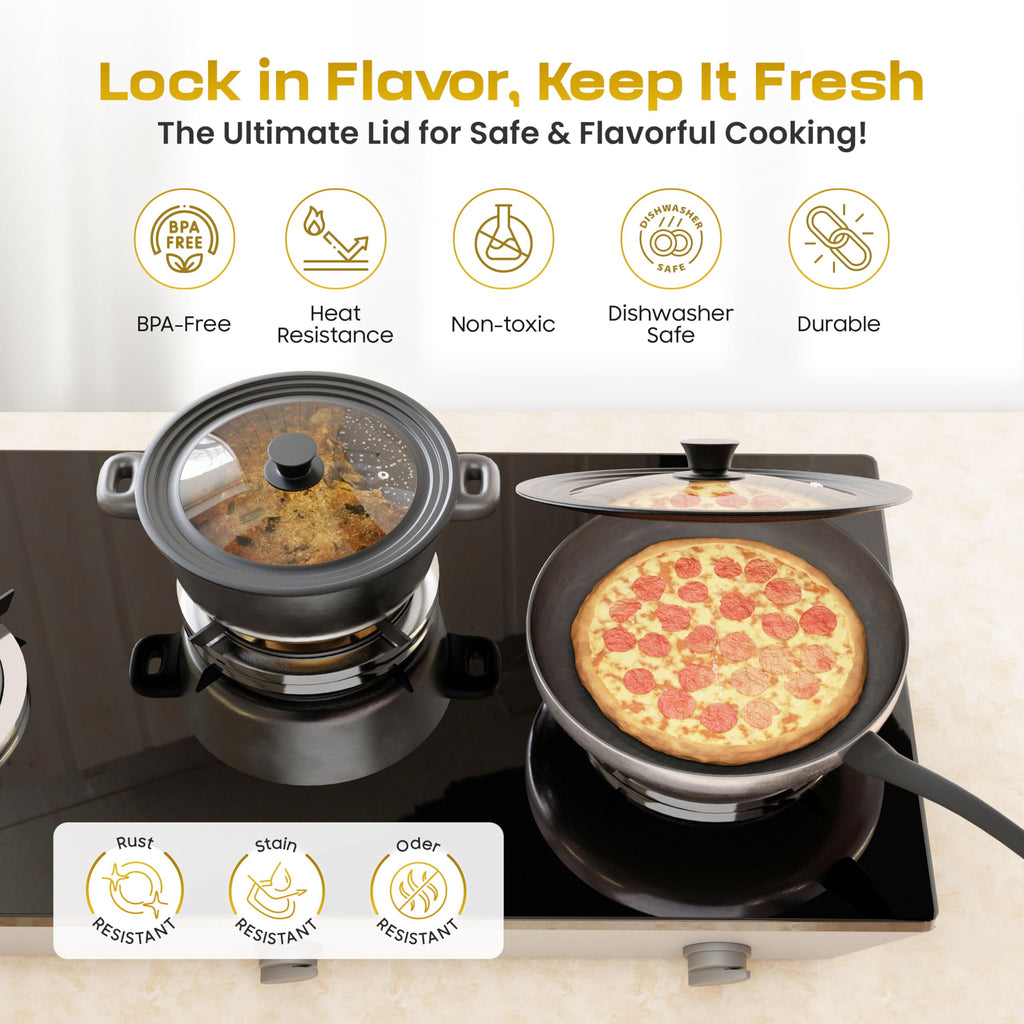 Universal Lid for Pots, Pans & Skillets, 7.5-11.5" R202666