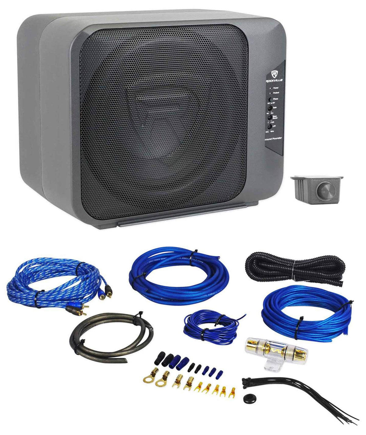 Dual 10.5" Powered Car Subwoofer G975762