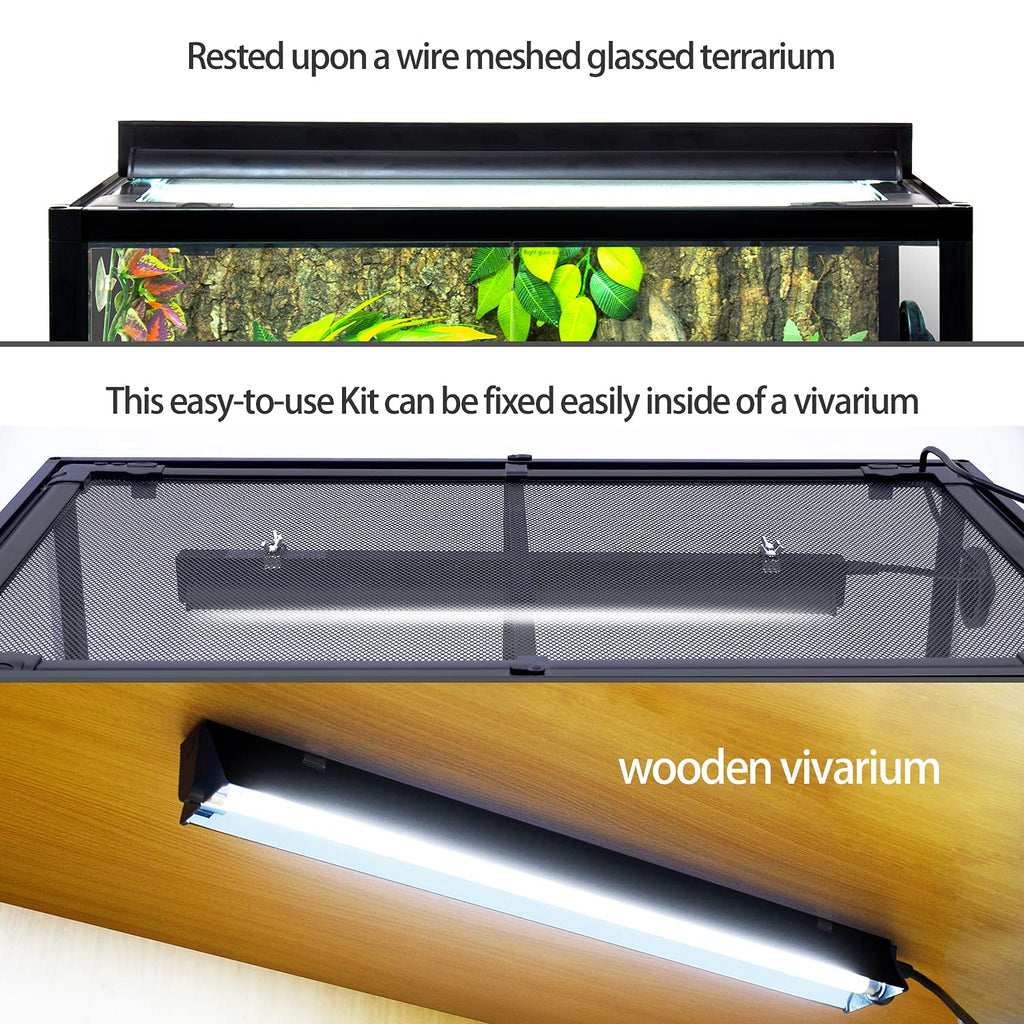 T5 HO UVB Lighting Combo Kit with Desert 10.0 UVB T5 Lamp L802492