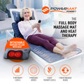 Full Body Massage Mat with Detachable Massage Pillow, 9 Intensity Levels, 9 Massage Modes & 3 Heat Settings J559