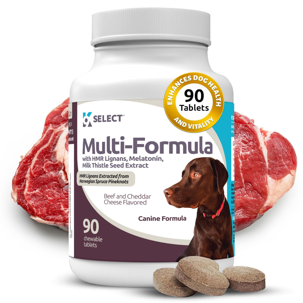 90 Tablets Beef Flavor Dog Multivitamin A468