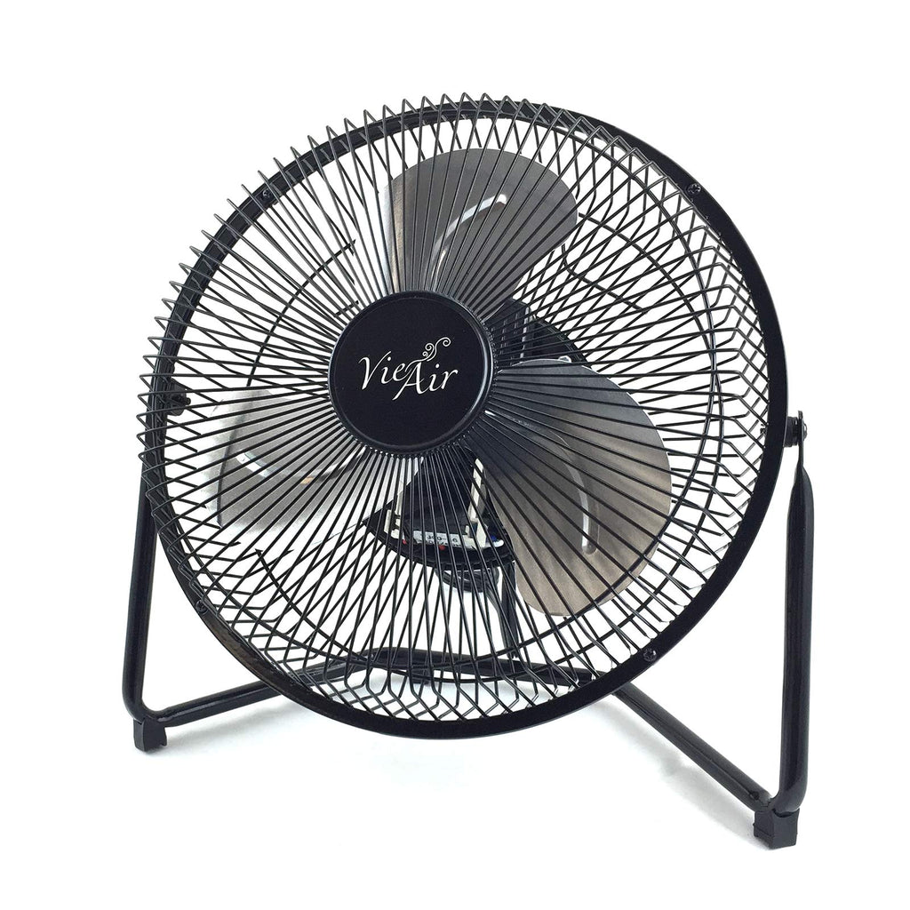 9" 3 Speed Tilting Metal Floor Fan K12201