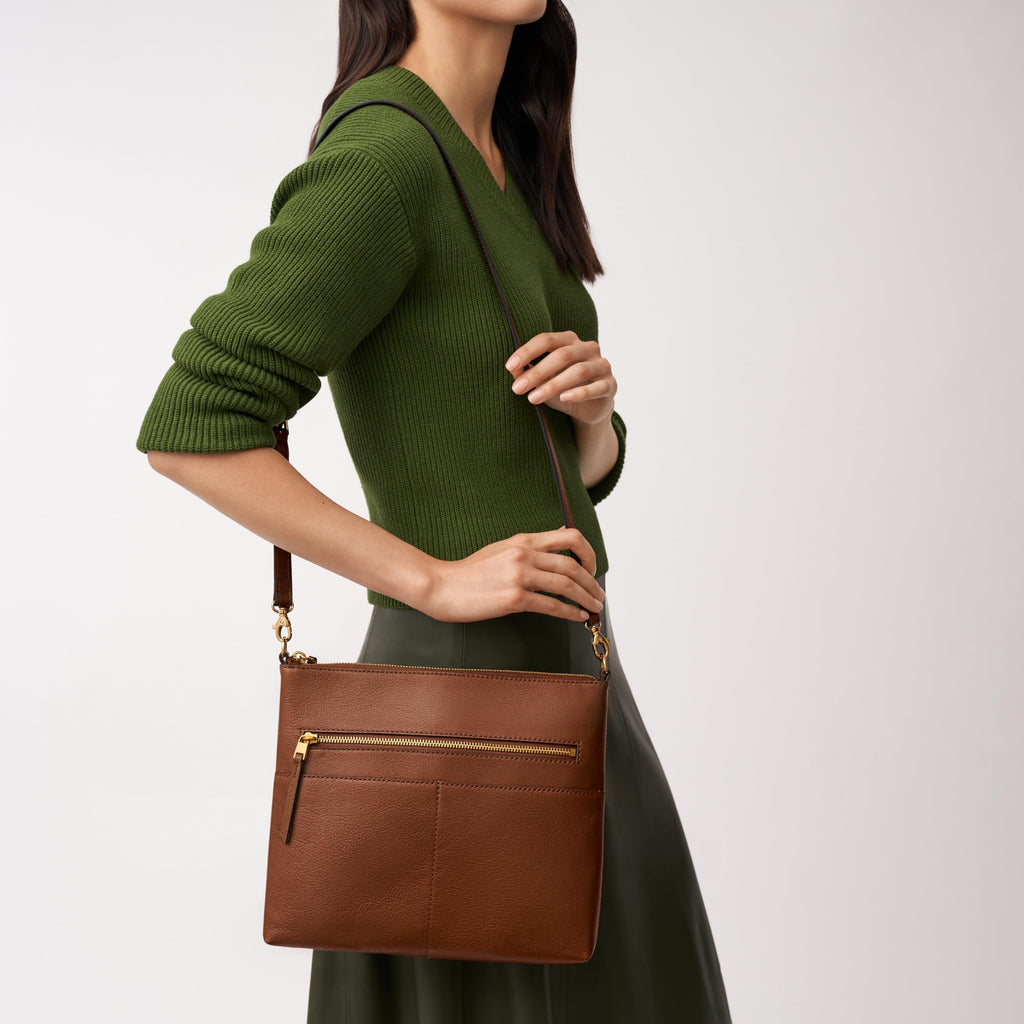 Leather Small Flap Crossbody Purse Handbag T9737