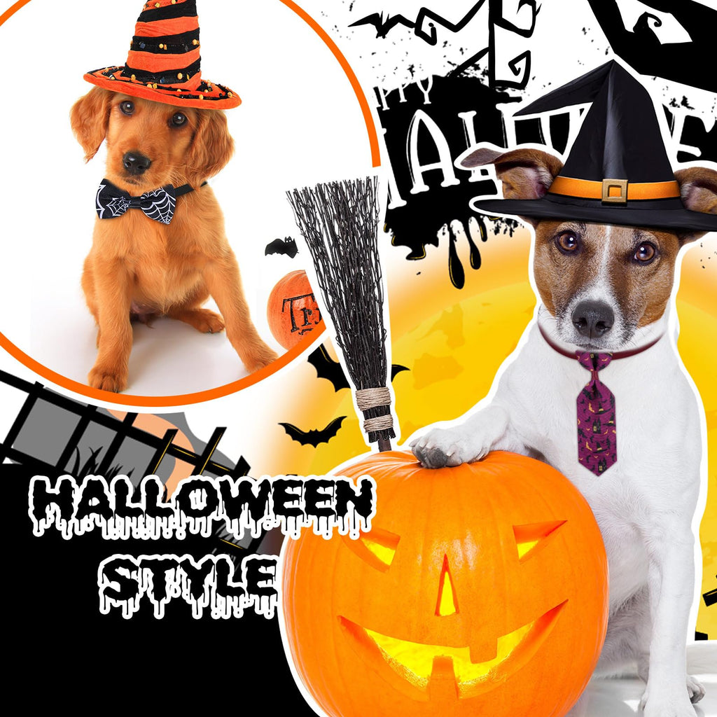 120 Pcs Halloween Dog Bow Ties M576